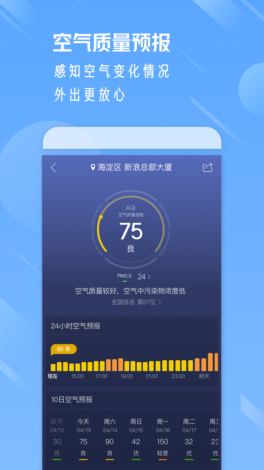 天气通无广告版本截图